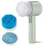CLEANmaxx Akku-Reinigungsb&uuml;rste - 2 Geschwindigkeitsstufen - Mint - T&uuml;rkis