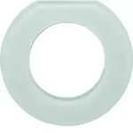 Berker Glasendrahmen 1fach Serie 109219 Glas polarwei&szlig;