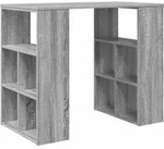 vidaXL Schreibtisch Graues Sonoma 90 x 50 x 75 cm Holzwerkstoff - Grau