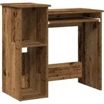 vidaXL Schreibtisch mit Regal Altholz-Optik 84x40x78cm Holzwerkstoff - Braun