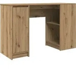vidaXL Schreibtisch Artisan-Eiche 120x42x76 cm Holzwerkstoff - Braun