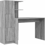 vidaXL Schreibtisch 2 pcs Graues Sonoma - Grau