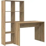 vidaXL Schreibtisch Artisan-Eiche 138,5 x 55 x 143 cm Holzwerkstoff - Braun