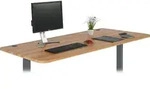 Tischplatte HWC-D40 f&uuml;r Schreibtische, Schreibtischplatte, 160x80cm MVG- eichefarben