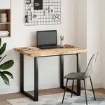 vidaXL Schreibtischplatte &Ouml;lbeschichtung 100x80x4 cm Massivholz Akazie - Braun