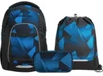 Coocazoo, Schulrucksack-Set MATE Electric Ice 3-teilig