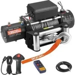 VEVOR Elektrische Seilwinde, 6100 kg, 12 V DC Elektrowinde mit 24 m Seil, kabellose &