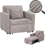 Schlafsessel MCW-L90, Klappsessel G&auml;stebett Relaxsessel, Liegefl&auml;che 200x100cm