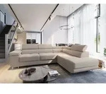 Masseno Ecksofa APIRO R-S mit Schlaffunktion L-Form, Sofa mit Bettkasten,