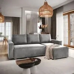 Masseno Ecksofa SILES mit Schlaffunktion L-Form, Sofa mit Bettkasten,...