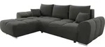 MIRJAN24 Ecksofa Logo L mit Bettkasten und Schlaffunktion, Seite universal,