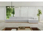 ALTDECOR Ecksofa in L-Form IREA-L3-v2 412x165x80 cm Hellgrau Corner Sofa...