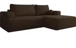 MIRJAN24 Ecksofa Mivo Cord, Wohnzimmmer L-Form mit Schlaffunktion und Bettkasten