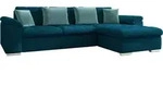MIRJAN24 Ecksofa Diana Premium, Eckcouch (Venus Velvet 2911 + Venus Velvet 2911...