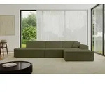ALTDECOR Ecksofa in L-Form IREA-L2-v3 327x165x77 cm Gr&uuml;n Corner Sofa Eckcouch...