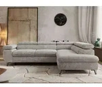 Couch mit Schlaffunktion L-form Ecksofa Wohnzimmersofa mit Einstellbare...