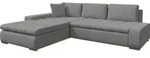 MIRJAN24 Ecksofa Orkan, Elegante Polsterecke, Schlaffunktion und Bettkasten,...
