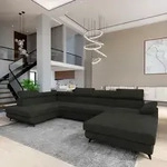 Masseno Ecksofa RUBANO L-S mit Schlaffunktion U-Form, Sofa mit Bettkasten,