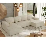 MKS MEBLE Sofa mit Schlaffunktion - Ecksofa mit Schlaffunktion und Bettkasten -...