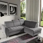 Ecksofa AURORA II L-Form Ottomane rechts, mit Schlaffunktion & Bettkasten,...