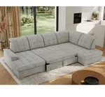 MKS MEBLE Ecksofa Wohnlandschaft U-Form, Sofa mit Schlaffunktion, Schlafsofa mit