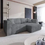 Masseno Ecksofa NERIO P mit Schlaffunktion L-Form, Sofa mit Bettkasten,