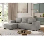 MKS MEBLE Sofa mit Schlaffunktion - Ecksofa mit Schlaffunktion und Bettkasten -...