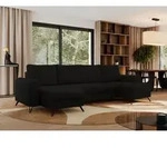 Ecksofa f&uuml;r das Wohnzimmer, AXEL U Ecksofa mit losen Kissen, drei Bettk&auml;sten,