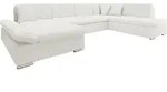 MIRJAN24 Ecksofa Bergen Premium, Bettkasten und Schlaffunktion, U-Form (Farbe:...