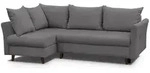 Ecksofa NERON - Couch L-form mit Schlaffunktion & 2x Bettkasten, Eckseite links,