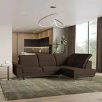 Masseno Ecksofa LERMA R-S mit Schlaffunktion L-Form, Sofa mit Bettkasten,