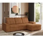 MKS MEBLE Sofa mit Schlaffunktion - Ecksofa mit Schlaffunktion und Bettkasten -...