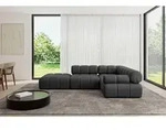 ALTDECOR Modulares Sofa Ecksofa in L-Form - Felto-L1 - 285x190x70 cm Schwarz...