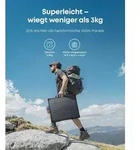 Anker SOLIX PS100 - Solarkollektor - dual, portable - 100 Watt - Schwarz
