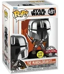 Star Wars - The Mandalorian with Darksaber 491 Special Edition Glows - Funko...