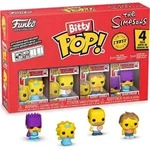 Simpsons - Maggie Homer Barney Bartman Bitty Pop! Funko - Gelb