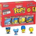 The Simpsons - Itchy Marge Simpsons Moe Szyslak Chief Wiggum Bitty Pop! Funko