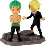 One Piece WCF Log Stories PVC Statue Roronoa Zoro & Sanji 8 cm - Bunt