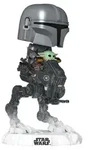 Star Wars: The Mandalorian and Grogu POP! Rides Deluxe Vinyl Wackelkopf-Figur The