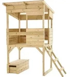 Westmann Holz Stelzenhaus Wildnis Natur 114x167x205 cm - Braun