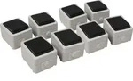 Feuchtraum Set McPower Taff Starter 8-teilig grau IP44 - Schwarz