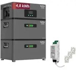 XORO SOLAR ATLAS-E 4.8 kWh Stromspeicher mit Shelly Pro 3 EM, modular bis 12...