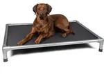 TrendPet HighBed Hochbett f&uuml;r Hunde grau (108x80x18cm) - Grau