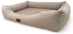 Petliving orthop&auml;disches Hundebett Lara XXL beige, 125 x 95 cm, Cord, Bezug...
