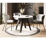 Esstisch Glory im Industriestil - Modern, Rund - Ausziehbar von 100 cm bis 140...
