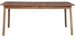 Zuiver Glimps Ausziehbarer Esstisch 180/240x90 cm Holz Walnuss - Braun