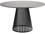 MIRJAN24 Tisch Cone 120, Esszimmer Tisch, Beine aus Stahl (Farbe: Schwarz /...