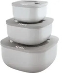 Haier HAGSM4080, Set, Quadratisch, Grau, 3 St&uuml;ck(e) - Grau