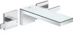 3-Loch-Waschtischmischer AXOR MYEDITION m Pl m PO AG chrom / Spiegelglas chrom /