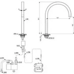 IDEAL STANDARD A7833A2 Ber&uuml;hrungslose Waschtischarm. Solos